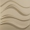 Ekena Millwork 19 5/8in. W x 19 5/8in. H Wave EnduraWall Decorative 3D Wall Panel Covers 2.67 Sq. Ft. WP20X20WVECE - alternate 1